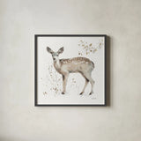 A Woodland Walk IX by Lisa Audit. Shown in a sleek black glass frame for a contemporary gallery look. Available as an archival giclee rolled canvas, fine art paper, or poster print. SKU 32673a.