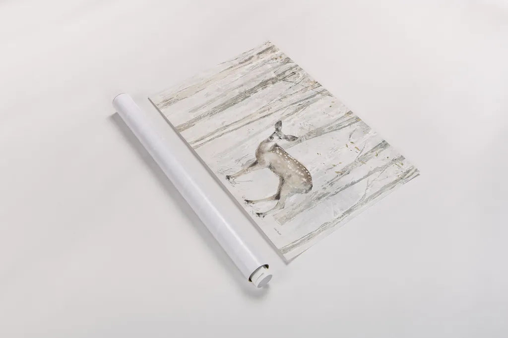 A Woodland Walk VII by Lisa Audit. shown as a rolled paper print. Available as archival giclee rolled canvas, fine art paper, or poster print. SKU 32671i.