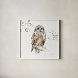 A Woodland Walk VIII by Lisa Audit. Shown in a crisp white glass frame for a clean and minimalist style. Available as an archival giclee rolled canvas, fine art paper, or poster print. SKU 32672a.