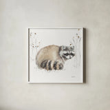 A Woodland Walk X by Lisa Audit. Shown in a crisp white glass frame for a clean and minimalist style. Available as an archival giclee rolled canvas, fine art paper, or poster print. SKU 32674a.