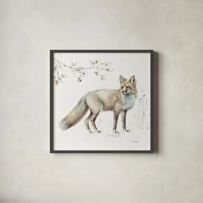 A Woodland Walk XI by Lisa Audit. Shown in a sleek black glass frame for a contemporary gallery look. Available as an archival giclee rolled canvas, fine art paper, or poster print. SKU 32675a.