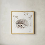 A Woodland Walk XII by Lisa Audit. Shown in a natural wood glass frame for a timeless modern aesthetic. Available as an archival giclee rolled canvas, fine art paper, or poster print. SKU 32676a.