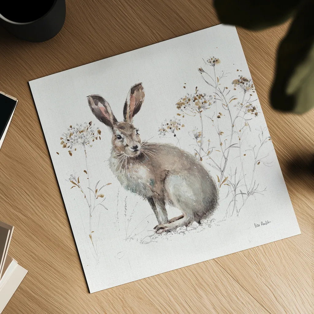 A Woodland Walk XIII by Lisa Audit. Shown as a detailed flat fine art print, highlighting archival giclee quality. Available as an archival giclee rolled canvas, fine art paper, or poster print. SKU 32677a.