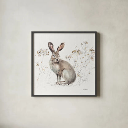A Woodland Walk XIII by Lisa Audit. Shown in a sleek black glass frame for a contemporary gallery look. Available as an archival giclee rolled canvas, fine art paper, or poster print. SKU 32677a.