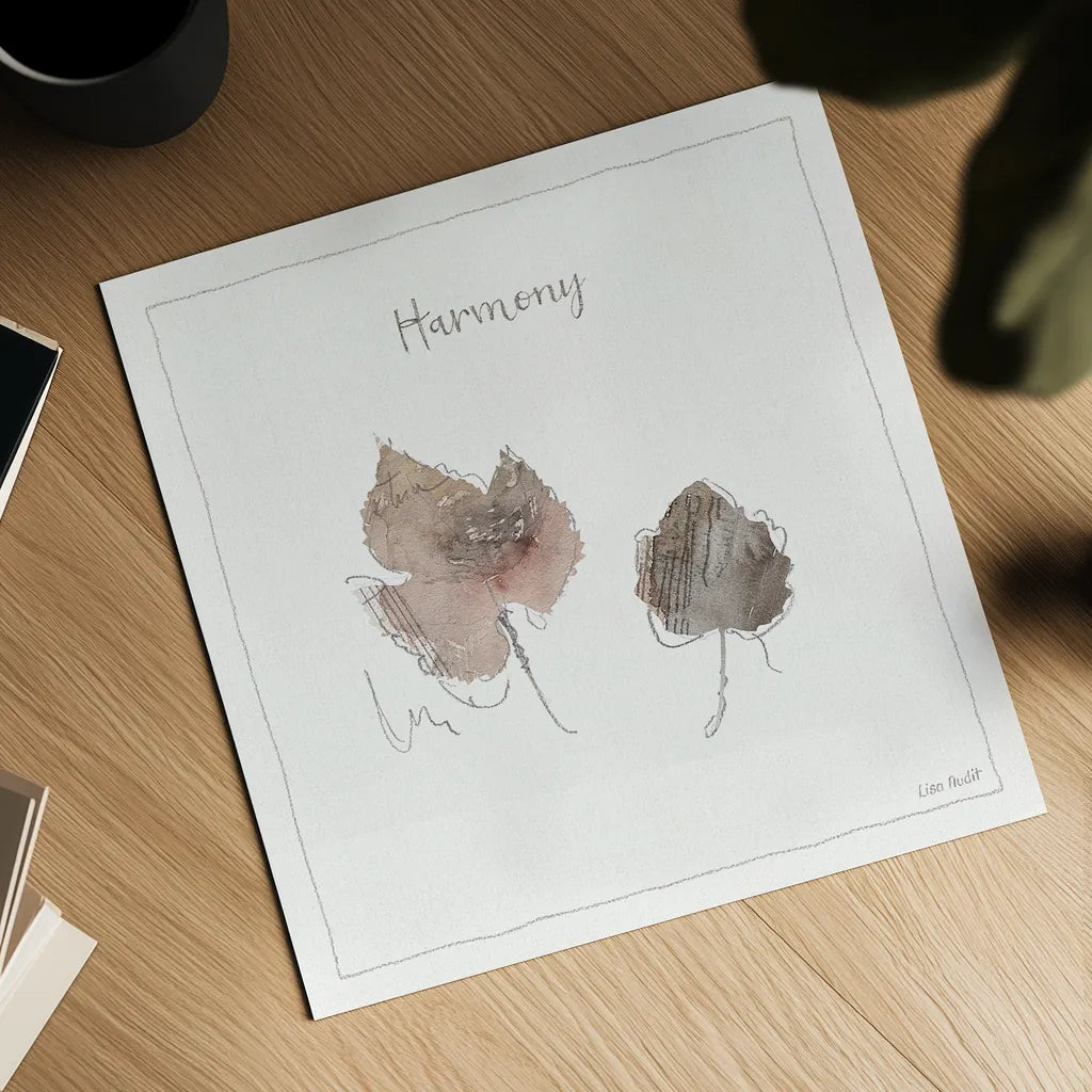 A Woodland Walk XX by Lisa Audit. Shown as a detailed flat fine art print, highlighting archival giclee quality. Available as an archival giclee rolled canvas, fine art paper, or poster print. SKU 33129a.