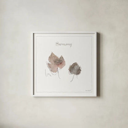 A Woodland Walk XX by Lisa Audit. Shown in a crisp white glass frame for a clean and minimalist style. Available as an archival giclee rolled canvas, fine art paper, or poster print. SKU 33129a.