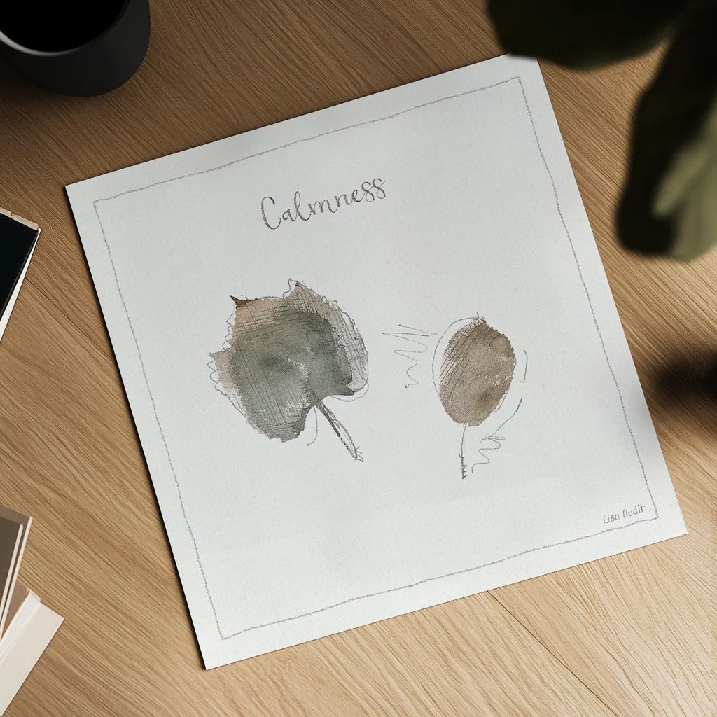 A Woodland Walk XXI by Lisa Audit. Shown as a detailed flat fine art print, highlighting archival giclee quality. Available as an archival giclee rolled canvas, fine art paper, or poster print. SKU 33130a.