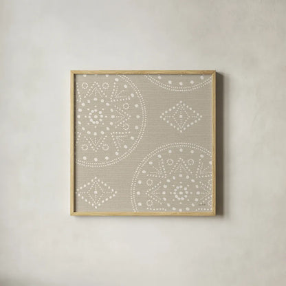 A Woodland Walk XXII by Lisa Audit. Shown in a natural wood glass frame for a timeless modern aesthetic. Available as an archival giclee rolled canvas, fine art paper, or poster print. SKU 33131a.