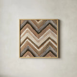 Abstract Balace IX by Lisa Audit. Shown in a natural wood glass frame for a timeless modern aesthetic. Available as an archival giclee rolled canvas, fine art paper, or poster print. SKU 14133a.