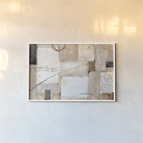Abstract Balance I by Lisa Audit. shown as a paper print in a white frame. Available as a archival giclee rolled canvas, fine art paper, or poster print. SKU 14455i.