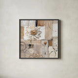 Abstract Balance II by Lisa Audit. Shown in a sleek black glass frame for a contemporary gallery look. Available as an archival giclee rolled canvas, fine art paper, or poster print. SKU 14252a.