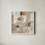 Abstract Balance II by Lisa Audit. Shown in a crisp white glass frame for a clean and minimalist style. Available as an archival giclee rolled canvas, fine art paper, or poster print. SKU 14252a.
