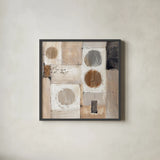 Abstract Balance IV by Lisa Audit. Shown in a sleek black glass frame for a contemporary gallery look. Available as an archival giclee rolled canvas, fine art paper, or poster print. SKU 14264a.