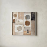 Abstract Balance IV by Lisa Audit. Shown in a crisp white glass frame for a clean and minimalist style. Available as an archival giclee rolled canvas, fine art paper, or poster print. SKU 14264a.