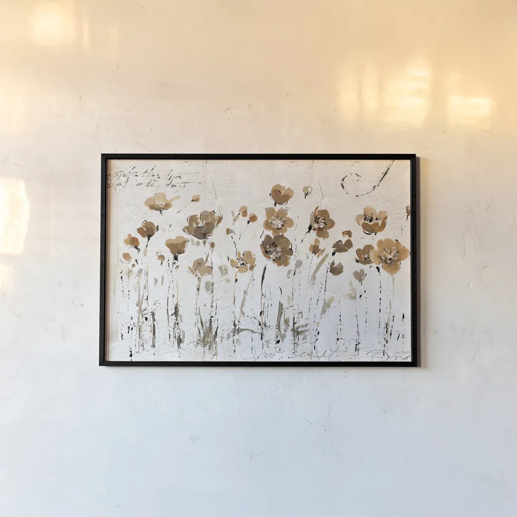 Abstract Balance VI by Lisa Audit. shown as a paper print in a black flame. Available as a archival giclee rolled canvas, fine art paper, or poster print. SKU 14410i.