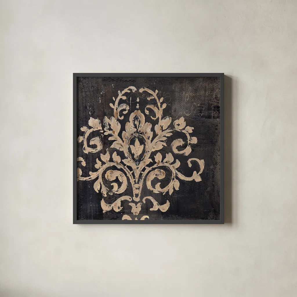 Abstract Balance X by Lisa Audit. Shown in a sleek black glass frame for a contemporary gallery look. Available as an archival giclee rolled canvas, fine art paper, or poster print. SKU 14241a.