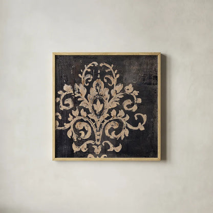 Abstract Balance X by Lisa Audit. Shown in a natural wood glass frame for a timeless modern aesthetic. Available as an archival giclee rolled canvas, fine art paper, or poster print. SKU 14241a.