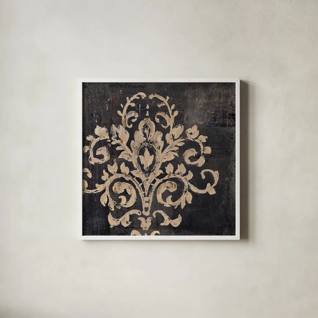 Abstract Balance X by Lisa Audit. Shown in a crisp white glass frame for a clean and minimalist style. Available as an archival giclee rolled canvas, fine art paper, or poster print. SKU 14241a.