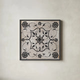 Abstract Balance XII by Lisa Audit. Shown in a sleek black glass frame for a contemporary gallery look. Available as an archival giclee rolled canvas, fine art paper, or poster print. SKU 14242a.