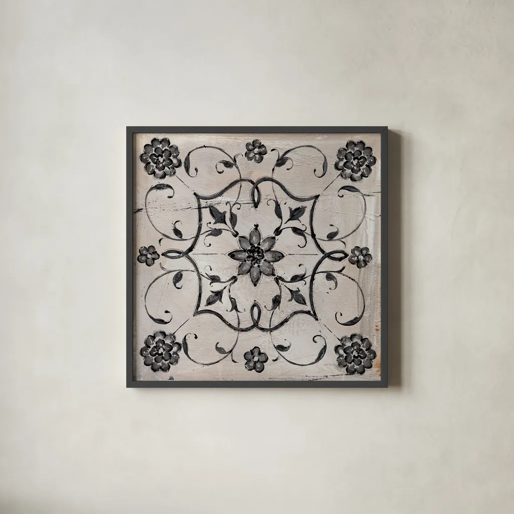 Abstract Balance XII by Lisa Audit. Shown in a sleek black glass frame for a contemporary gallery look. Available as an archival giclee rolled canvas, fine art paper, or poster print. SKU 14242a.