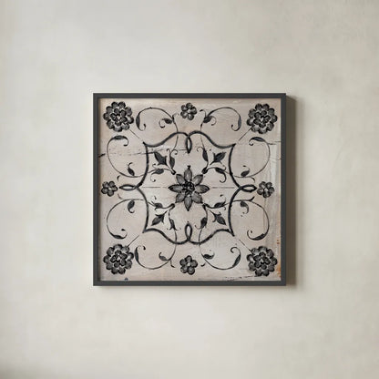 Abstract Balance XII by Lisa Audit. Shown in a sleek black glass frame for a contemporary gallery look. Available as an archival giclee rolled canvas, fine art paper, or poster print. SKU 14242a.