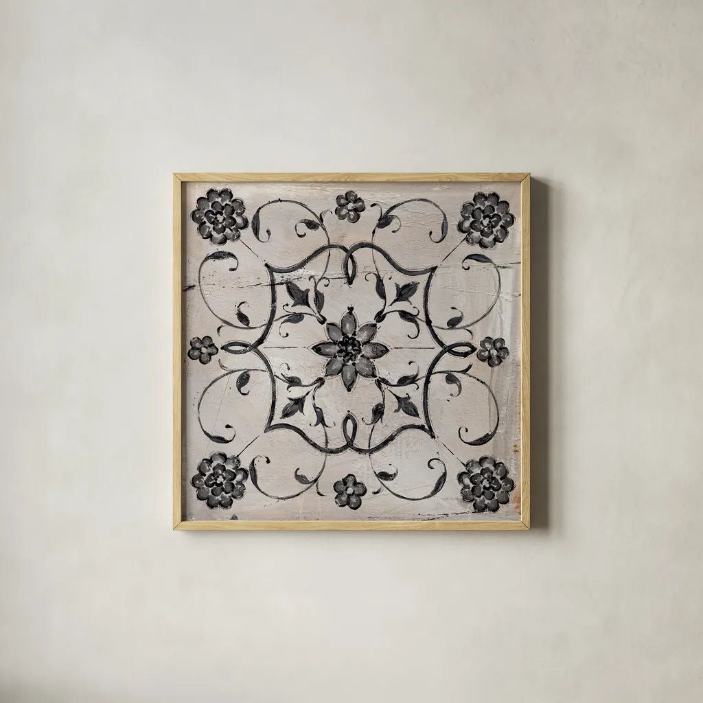 Abstract Balance XII by Lisa Audit. Shown in a natural wood glass frame for a timeless modern aesthetic. Available as an archival giclee rolled canvas, fine art paper, or poster print. SKU 14242a.