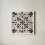 Abstract Balance XII by Lisa Audit. Shown in a crisp white glass frame for a clean and minimalist style. Available as an archival giclee rolled canvas, fine art paper, or poster print. SKU 14242a.