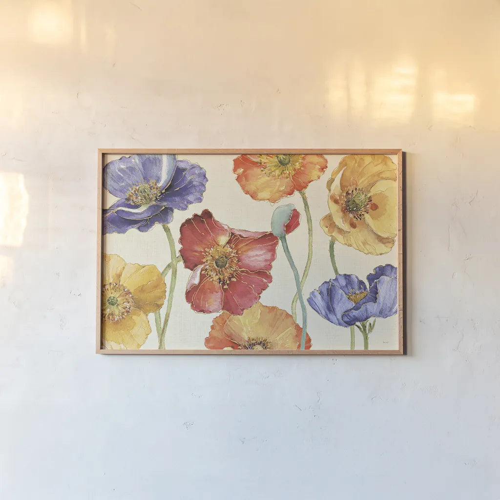 Autumn Softies by Lisa Audit. shown as a paper print in a natural frame. Available as a archival giclee rolled canvas, fine art paper, or poster print. SKU 28713i.