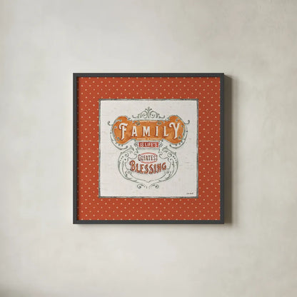 Autumn in Bloom VIII by Lisa Audit. Shown in a sleek black glass frame for a contemporary gallery look. Available as an archival giclee rolled canvas, fine art paper, or poster print. SKU 45627a.