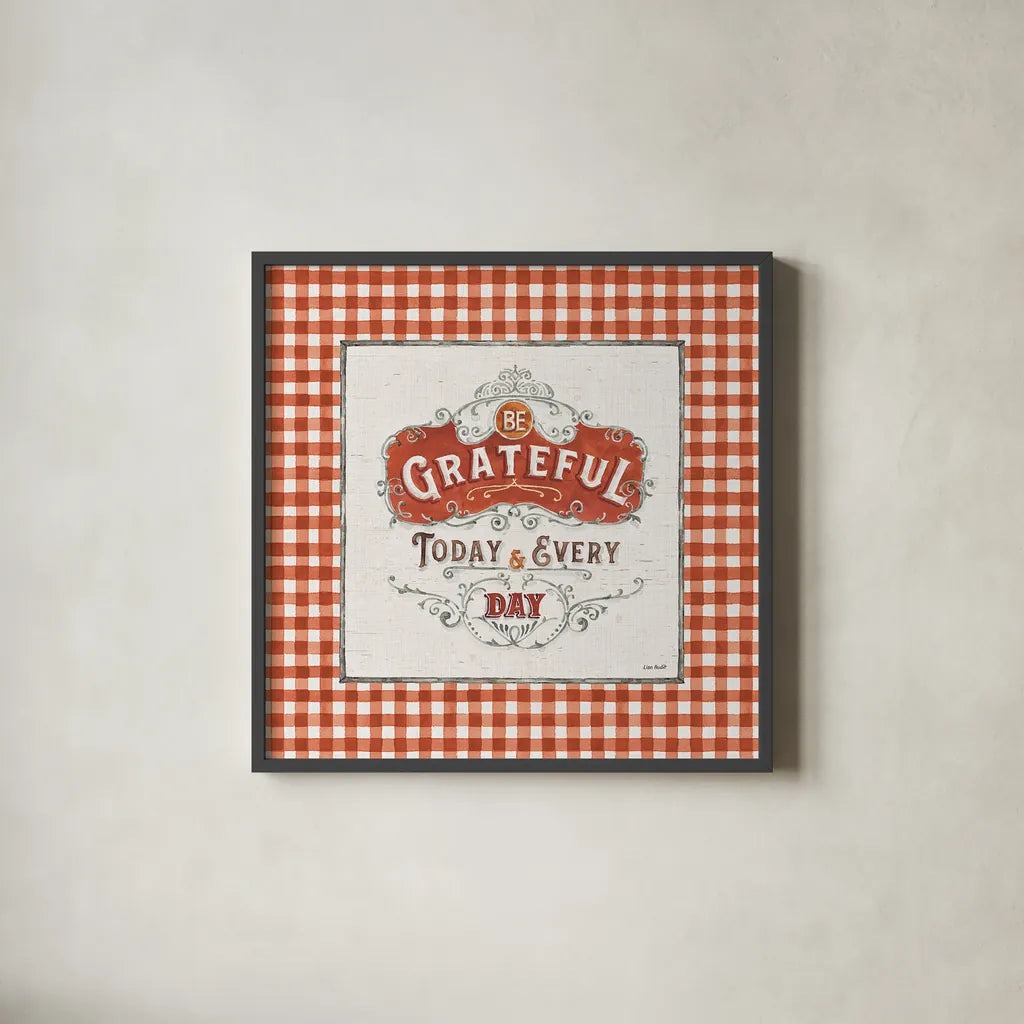 Autumn in Bloom X by Lisa Audit. Shown in a sleek black glass frame for a contemporary gallery look. Available as an archival giclee rolled canvas, fine art paper, or poster print. SKU 45629a.