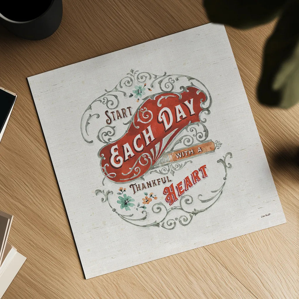 Autumn in Bloom XIII by Lisa Audit. Shown as a detailed flat fine art print, highlighting archival giclee quality. Available as an archival giclee rolled canvas, fine art paper, or poster print. SKU 45632a.