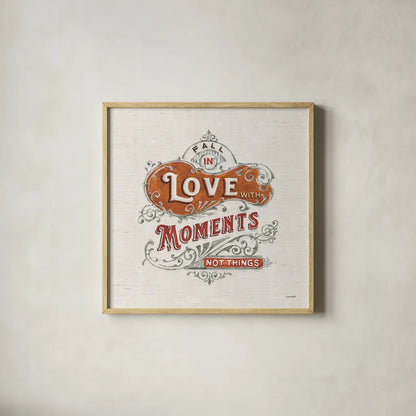 Autumn in Bloom XV by Lisa Audit. Shown in a natural wood glass frame for a timeless modern aesthetic. Available as an archival giclee rolled canvas, fine art paper, or poster print. SKU 45634a.