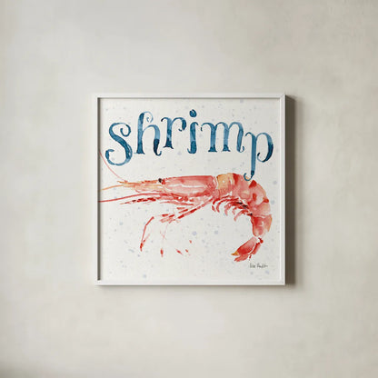 Beach House Kitchen IV by Lisa Audit. Shown in a crisp white glass frame for a clean and minimalist style. Available as an archival giclee rolled canvas, fine art paper, or poster print. SKU 20762a.