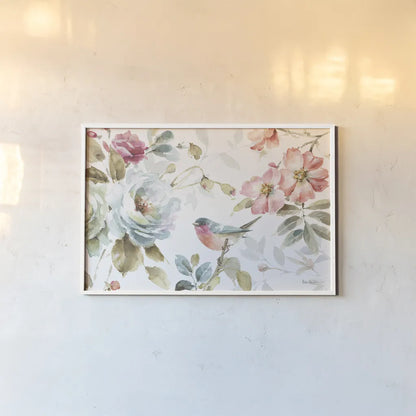 Beautiful Romance IV by Lisa Audit. shown as a paper print in a white frame. Available as a archival giclee rolled canvas, fine art paper, or poster print. SKU 31020i.