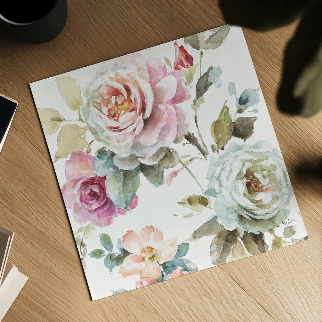 Beautiful Romance V by Lisa Audit. Shown as a detailed flat fine art print, highlighting archival giclee quality. Available as an archival giclee rolled canvas, fine art paper, or poster print. SKU 31021a.