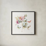 Beautiful Romance VII by Lisa Audit. Shown in a sleek black glass frame for a contemporary gallery look. Available as an archival giclee rolled canvas, fine art paper, or poster print. SKU 31023a.