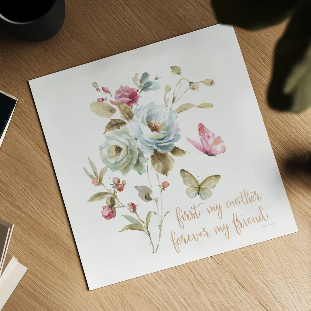 Beautiful Romance VIII Mother by Lisa Audit. Shown as a detailed flat fine art print, highlighting archival giclee quality. Available as an archival giclee rolled canvas, fine art paper, or poster print. SKU 41688a.