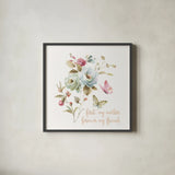 Beautiful Romance VIII Mother by Lisa Audit. Shown in a sleek black glass frame for a contemporary gallery look. Available as an archival giclee rolled canvas, fine art paper, or poster print. SKU 41688a.