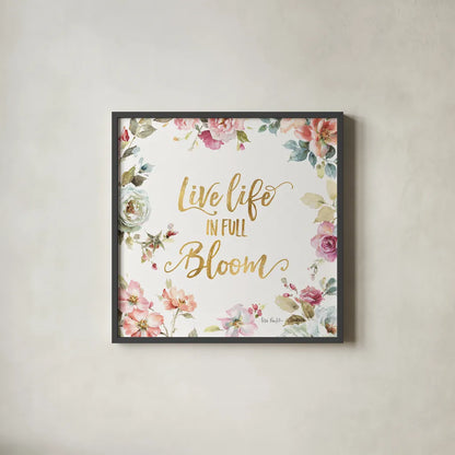 Beautiful Romance XIII by Lisa Audit. Shown in a sleek black glass frame for a contemporary gallery look. Available as an archival giclee rolled canvas, fine art paper, or poster print. SKU 31029a.