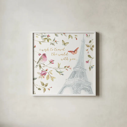 Beautiful Romance XIX by Lisa Audit. Shown in a crisp white glass frame for a clean and minimalist style. Available as an archival giclee rolled canvas, fine art paper, or poster print. SKU 31034a.