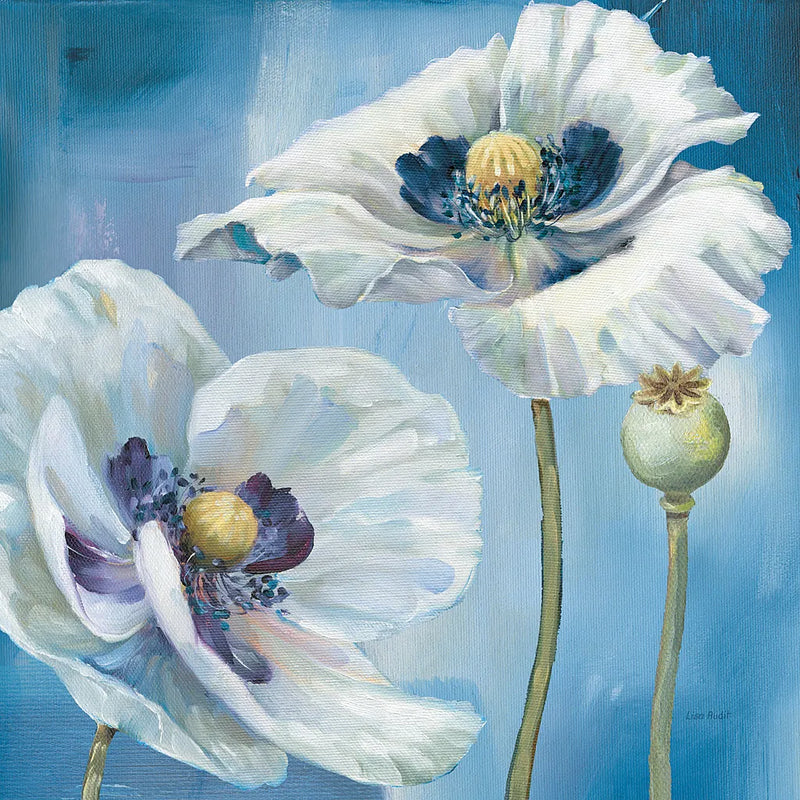 Blue Dance II by Lisa Audit. SKU 14784a. Archival Giclee Fine art print for wall decor.
