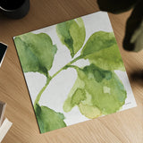 Blue and Green Garden VII by Lisa Audit. Shown as a detailed flat fine art print, highlighting archival giclee quality. Available as an archival giclee rolled canvas, fine art paper, or poster print. SKU 34785a.