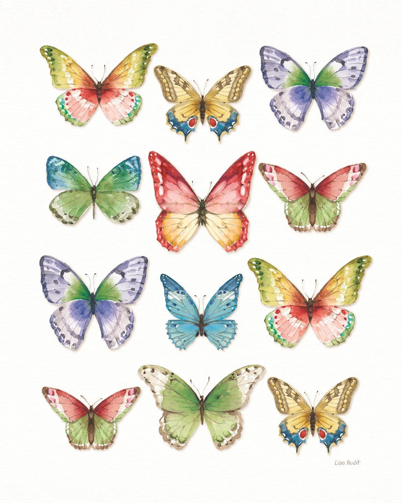 Colorful Breeze Butterflies by Lisa Audit