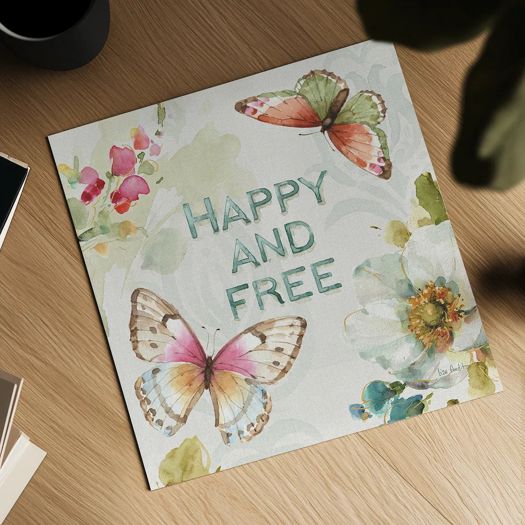 Colorful Breeze III by Lisa Audit. Shown as a detailed flat fine art print, highlighting archival giclee quality. Available as an archival giclee rolled canvas, fine art paper, or poster print. SKU 24152a.