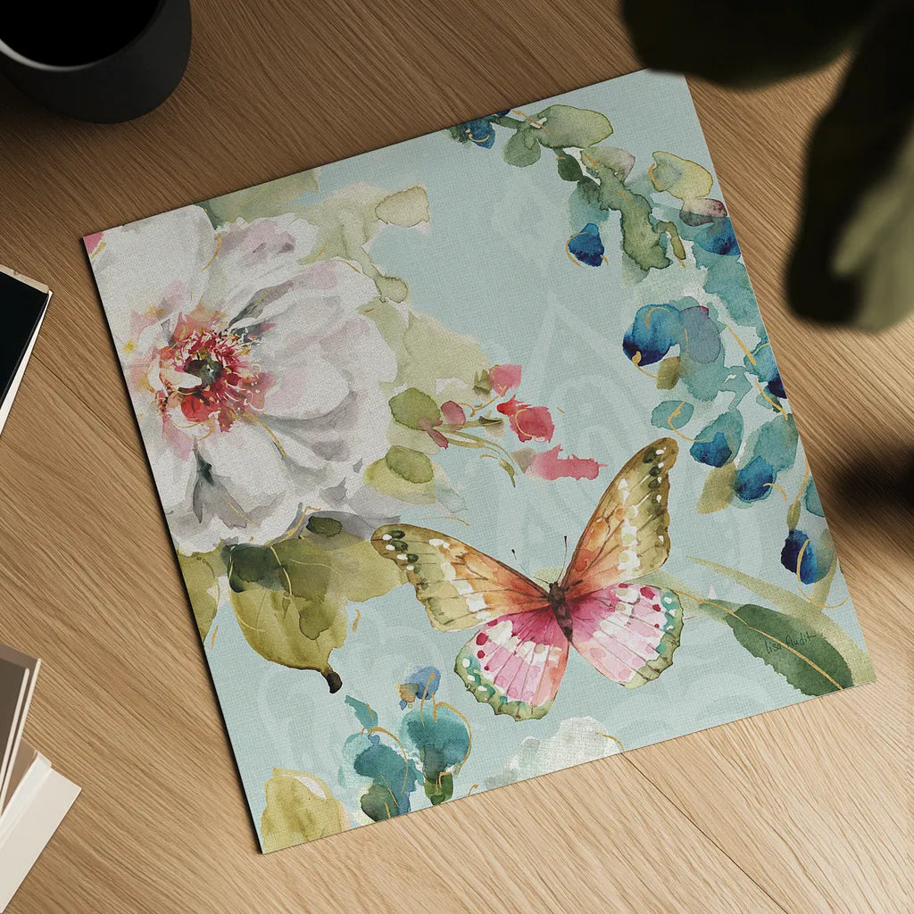 Colorful Breeze IV by Lisa Audit. Shown as a detailed flat fine art print, highlighting archival giclee quality. Available as an archival giclee rolled canvas, fine art paper, or poster print. SKU 24153a.