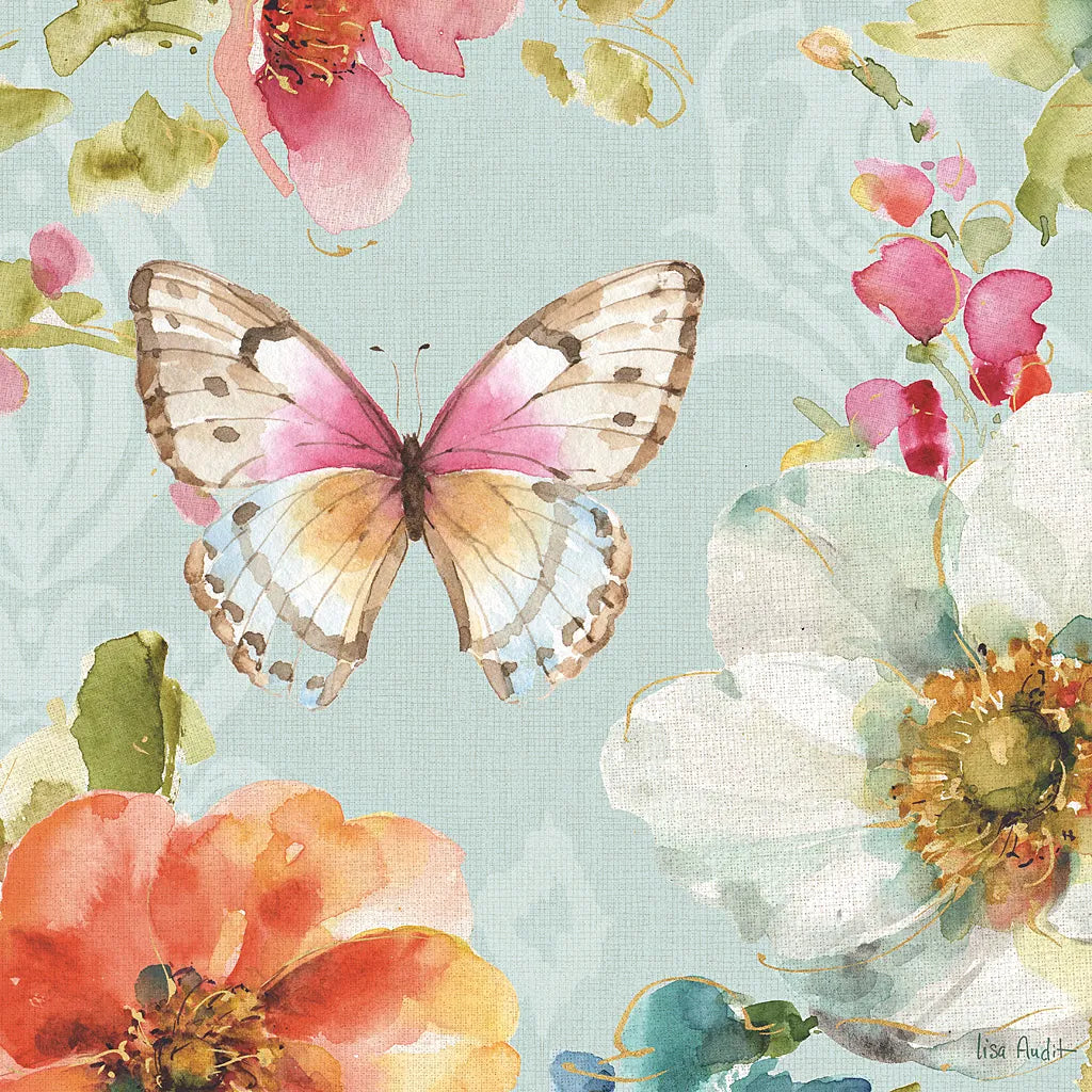 Colorful Breeze V by Lisa Audit. SKU 24154a. Archival Giclee Fine art print for wall decor.