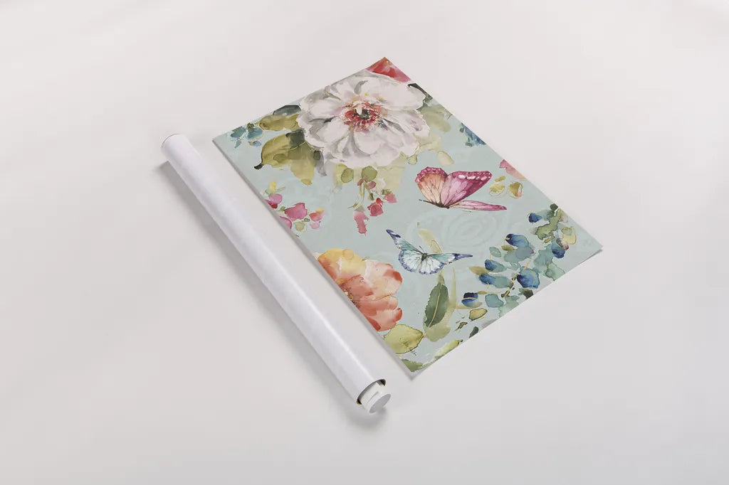 Colorful Breeze VI by Lisa Audit. shown as a rolled paper print. Available as archival giclee rolled canvas, fine art paper, or poster print. SKU 24155i.