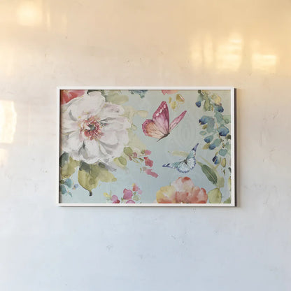 Colorful Breeze VI by Lisa Audit. shown as a paper print in a white frame. Available as a archival giclee rolled canvas, fine art paper, or poster print. SKU 24155i.