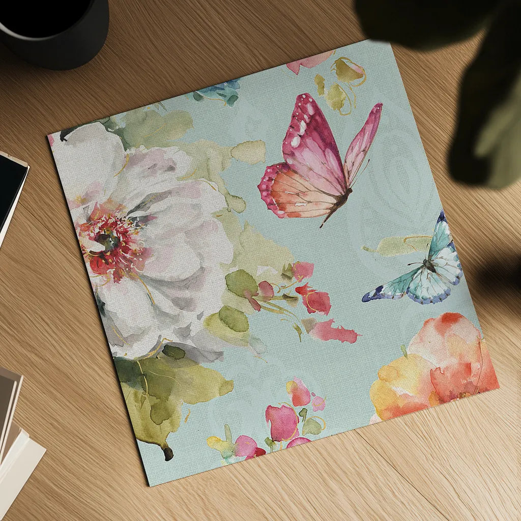 Colorful Breeze VI Crop by Lisa Audit. Shown as a detailed flat fine art print, highlighting archival giclee quality. Available as an archival giclee rolled canvas, fine art paper, or poster print. SKU 24155a.