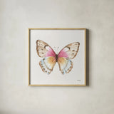 Colorful Breeze XI by Lisa Audit. Shown in a natural wood glass frame for a timeless modern aesthetic. Available as an archival giclee rolled canvas, fine art paper, or poster print. SKU 25037a.